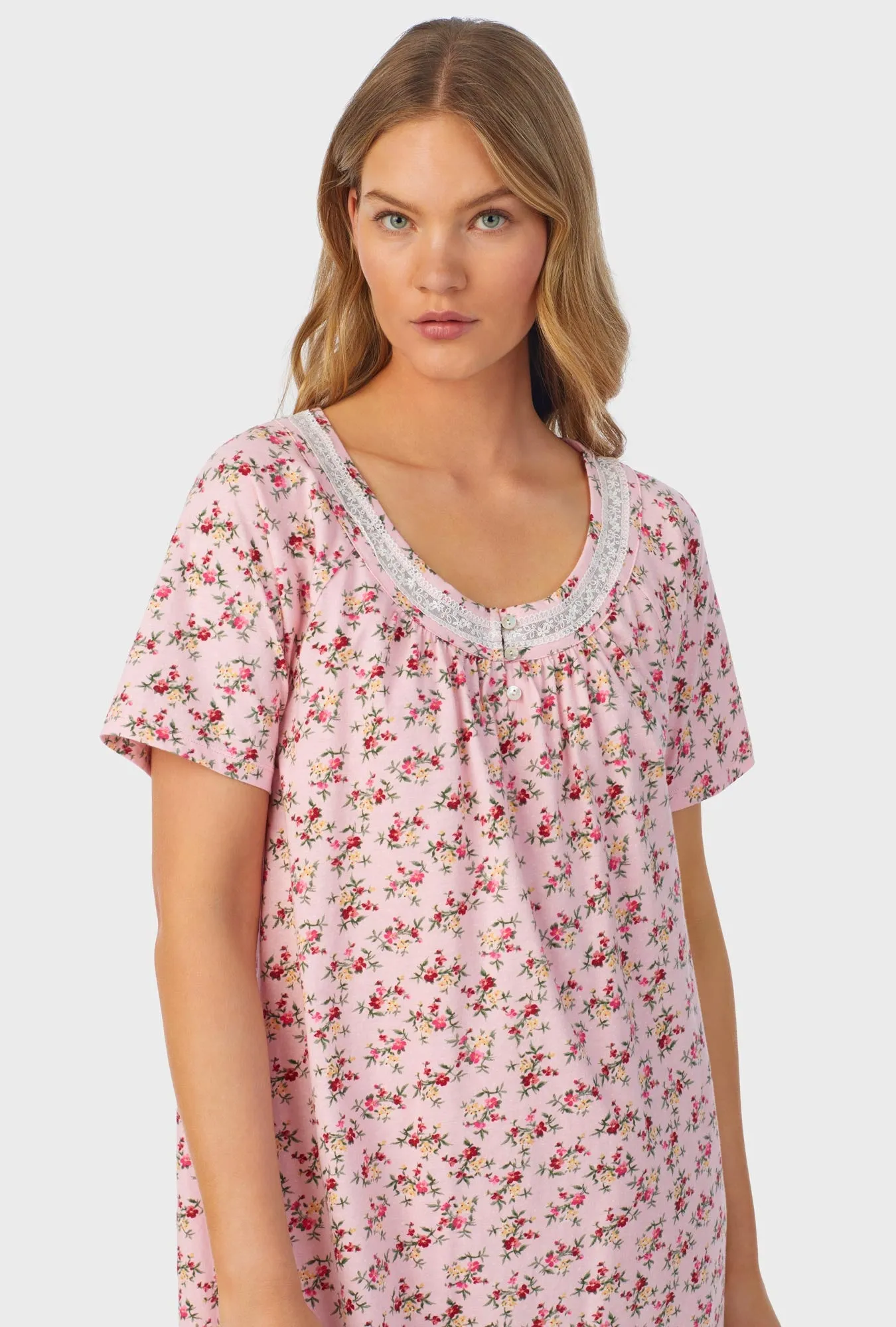Wild Blooms Short Nightshirt