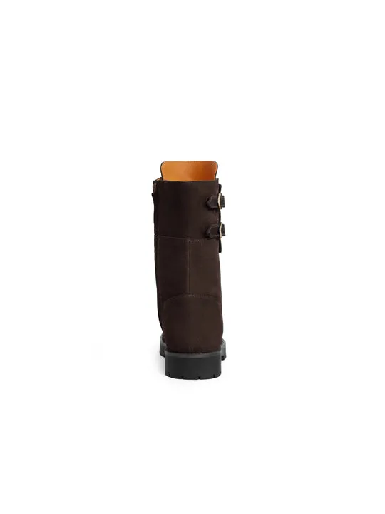 Windsor       40% Off   |   Save £130  chocolate Combat Boots
