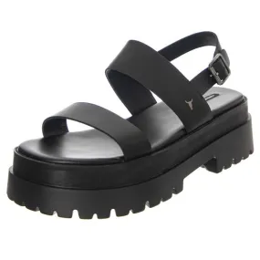 Windsor Smith W' Tasty Black Pigment Sandals 