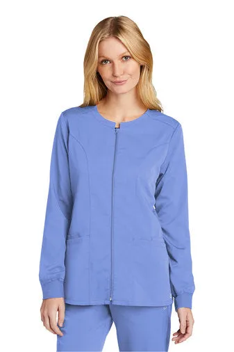 Wink Women’s Premiere Flex Full-Zip Scrub Jacket WW4088