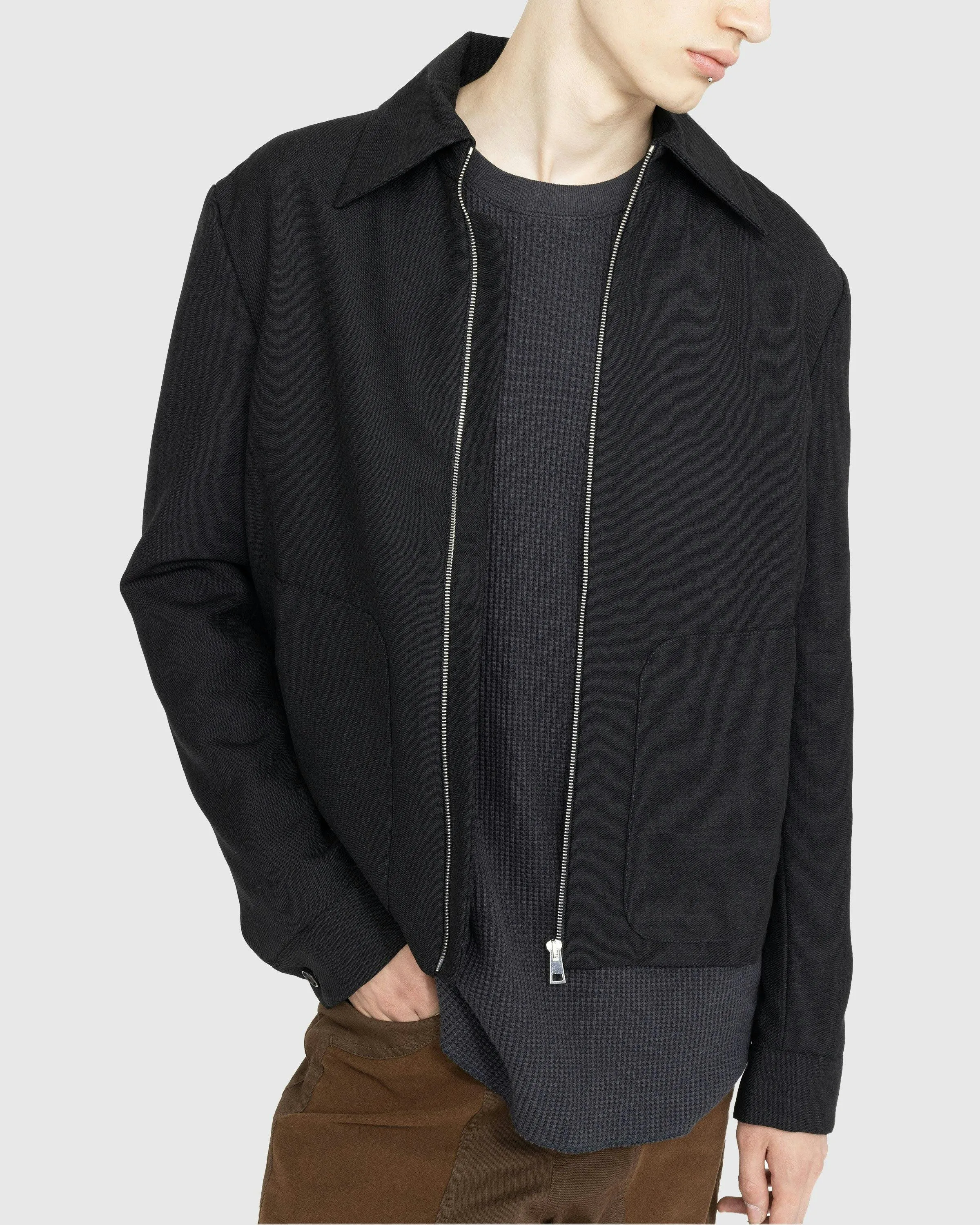 Winnie New York – Classic Zip-Up Jacket Black | Highsnobiety Shop
