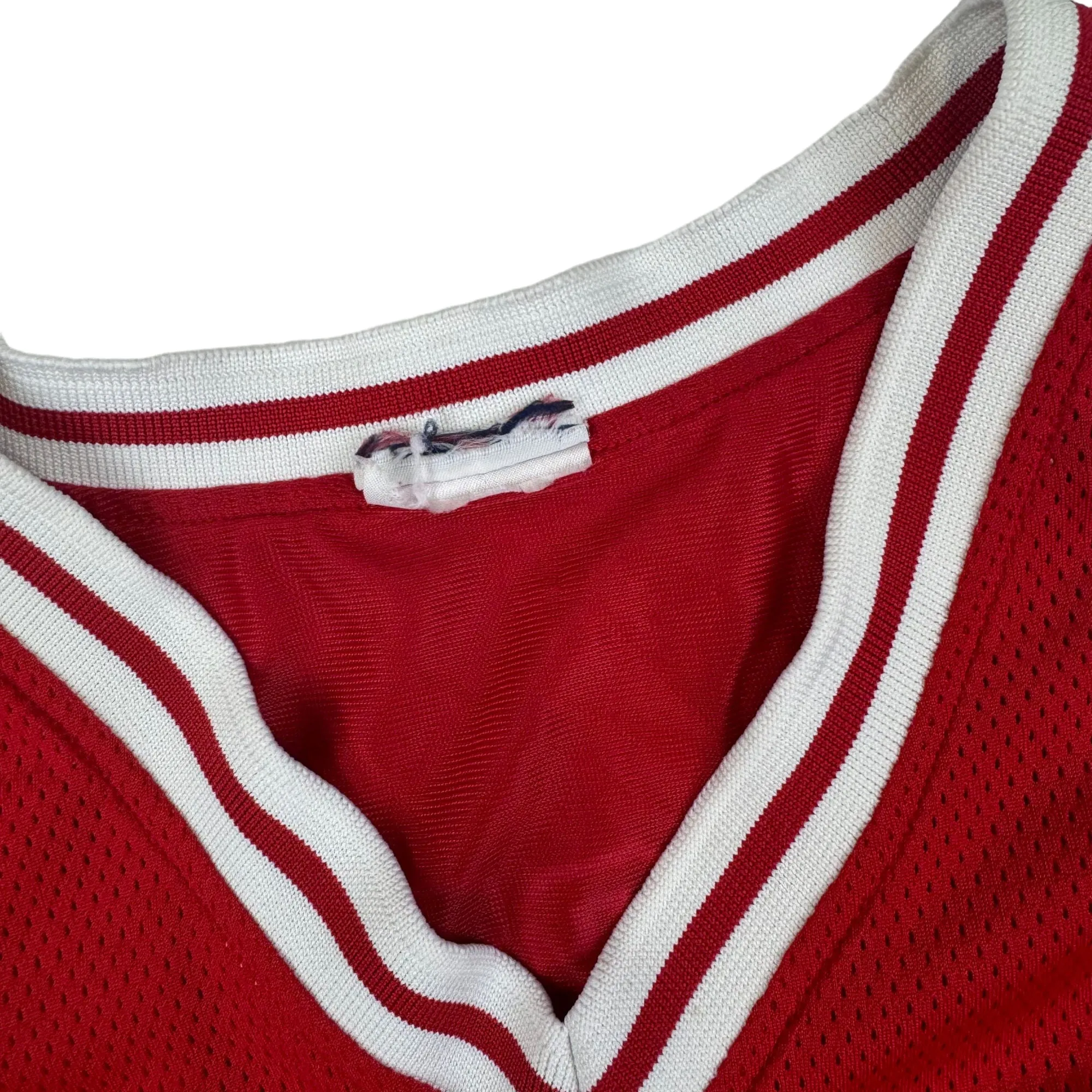 Wisconsin Badgers 03 Big Ten Conference Basketball Jersey Red