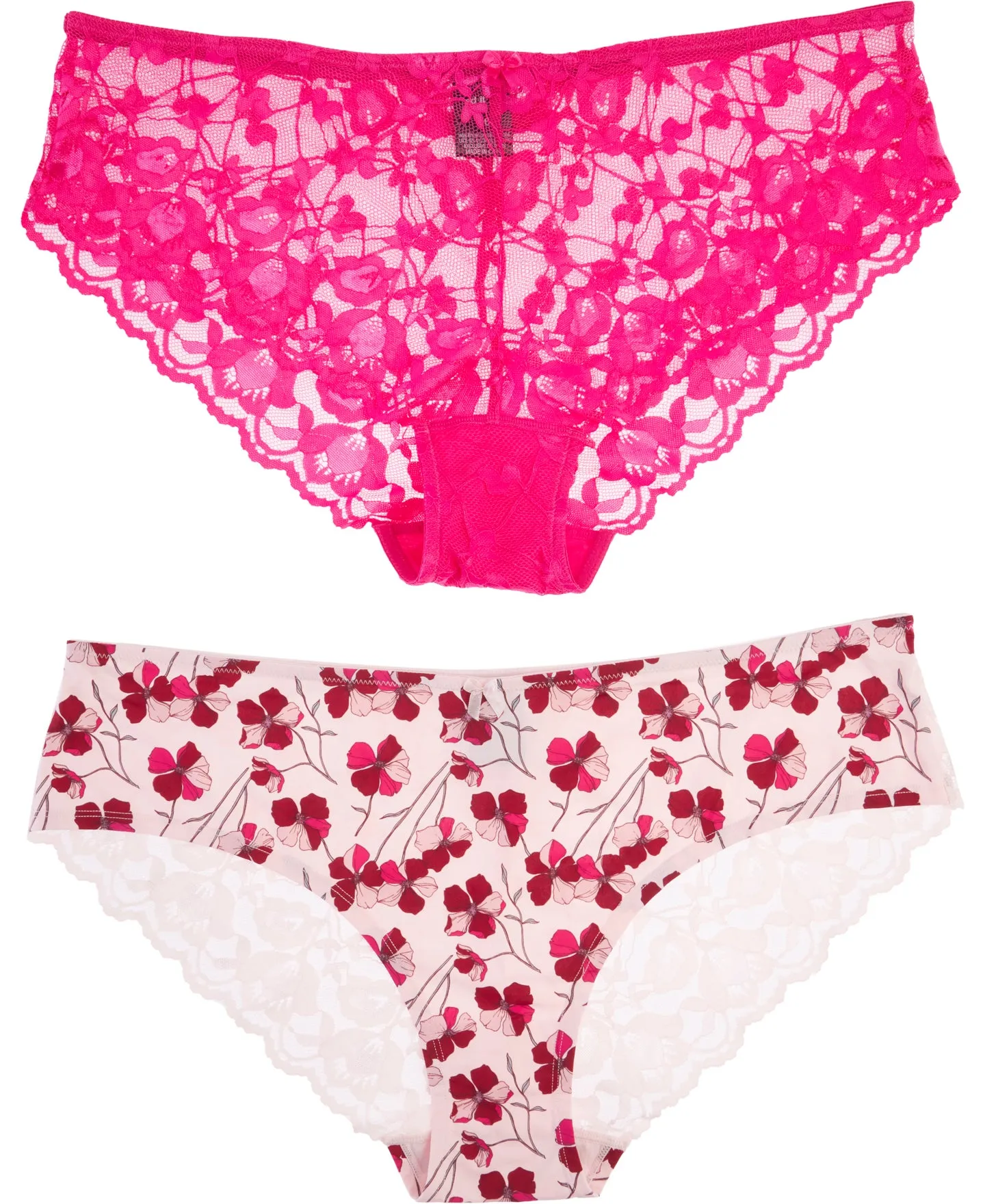 Women's 2 Pack Full Figure Sarah Brief in Pink Ballet Slipper | Postie