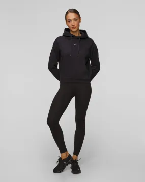 Women's black cotton hooded sweatshirt Rapha bgy01xx-agr