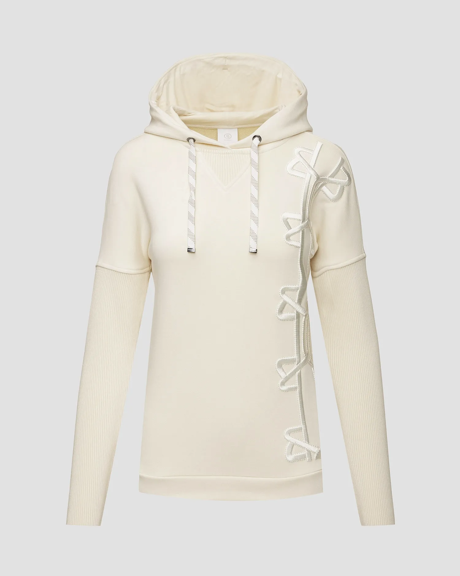 Women's cream hooded sweatshirt BOGNER Queeny 86098766-133