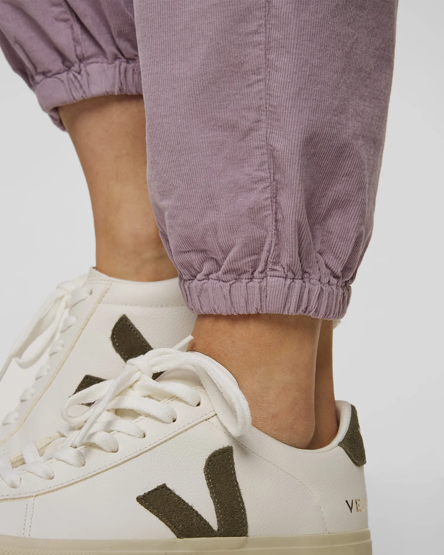 Women's purple corduroy trousers Deha A00586-26403