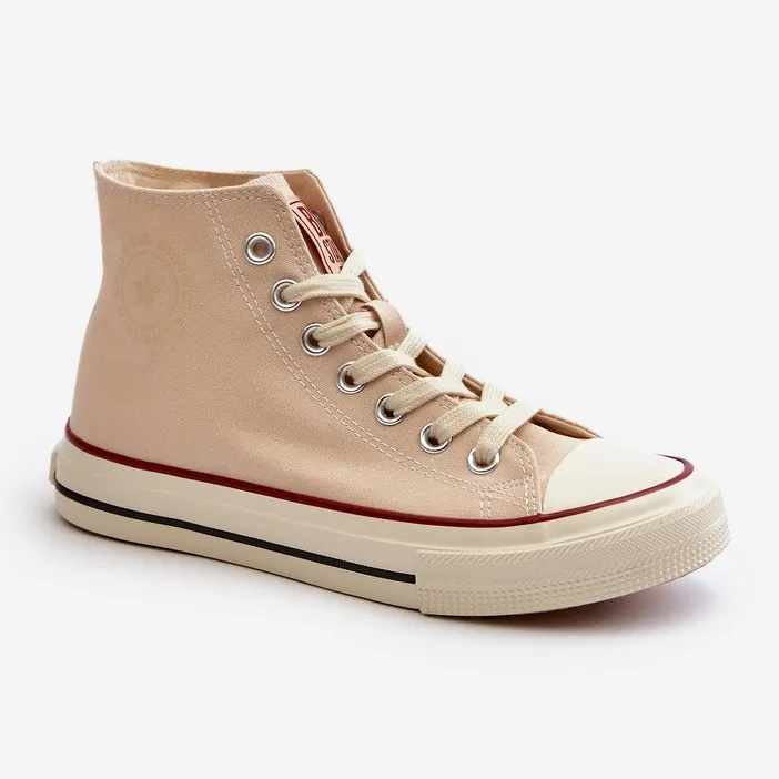 Women's High Sneakers Big Star NN274278 Beige