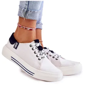 Women's Sneakers Memory Foam System Big Star KK276002 White