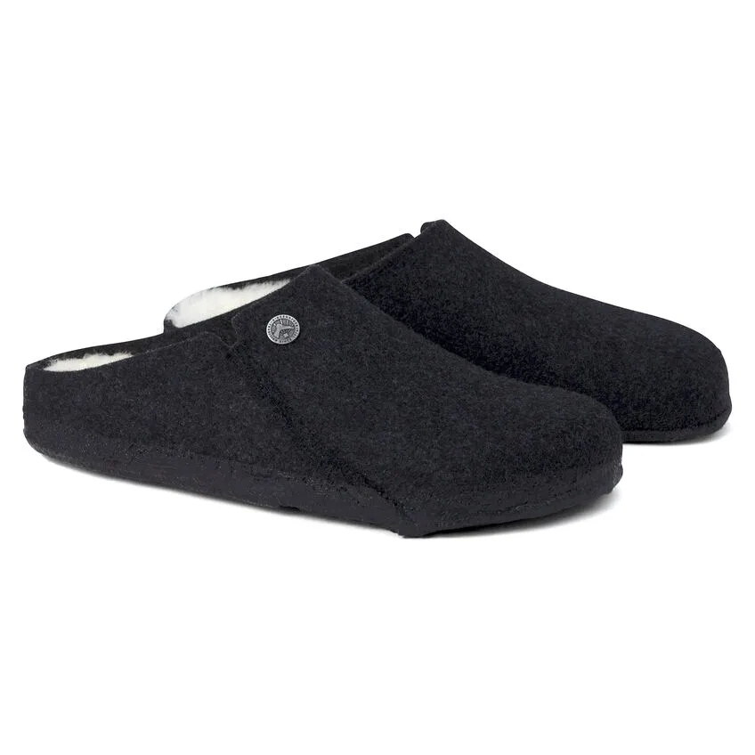 Women’s Birkenstock Zermatt Shearling Wool Felt Slipper – Anthracite