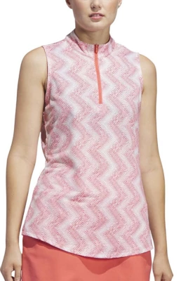 Women's adidas Ultimate365 Ottoman Sleeveless Polo