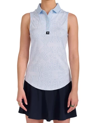 Women's Bad Birdie Peru Nights Sleeveless Golf Polo