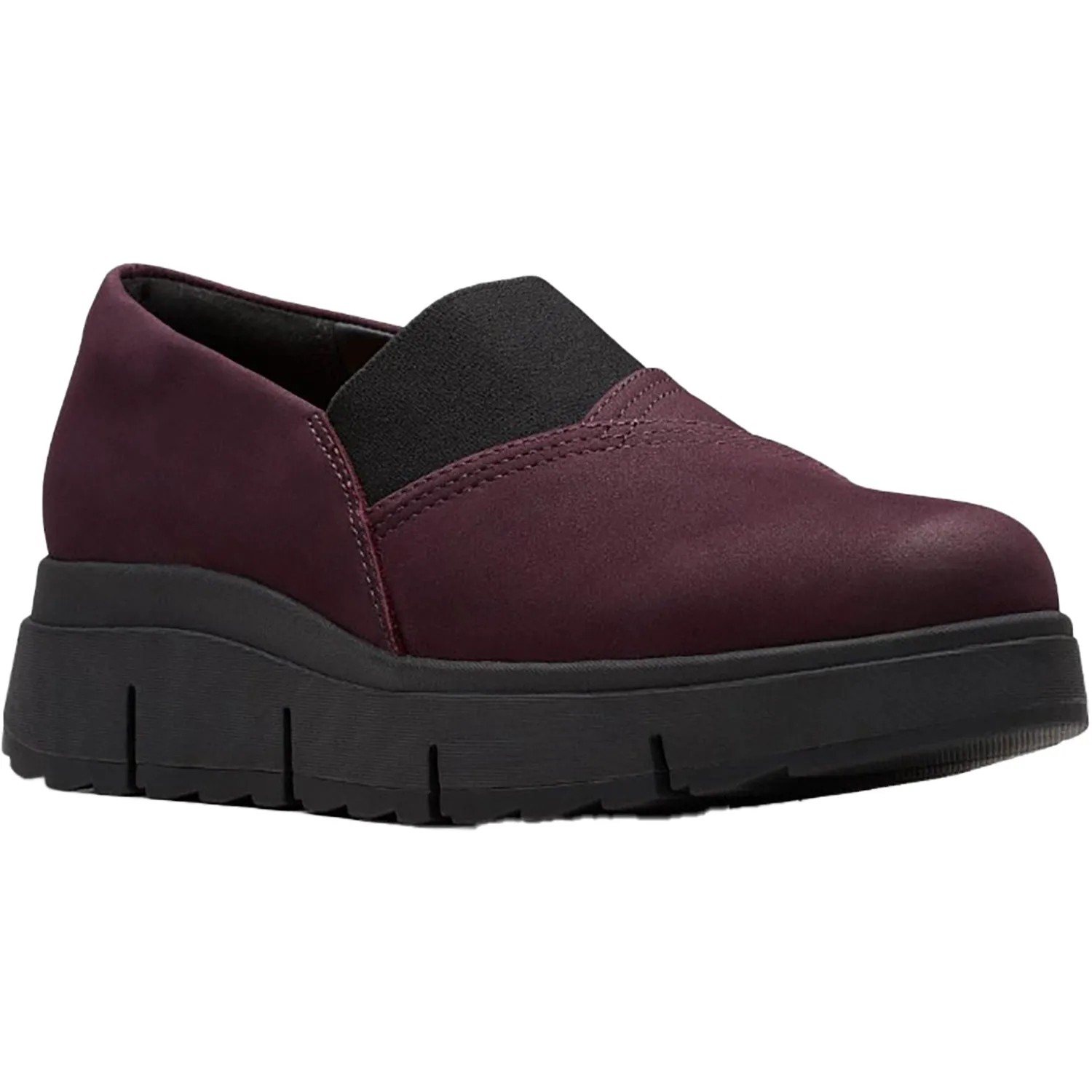 Women's Clarks Loriini West Plum Nubuck