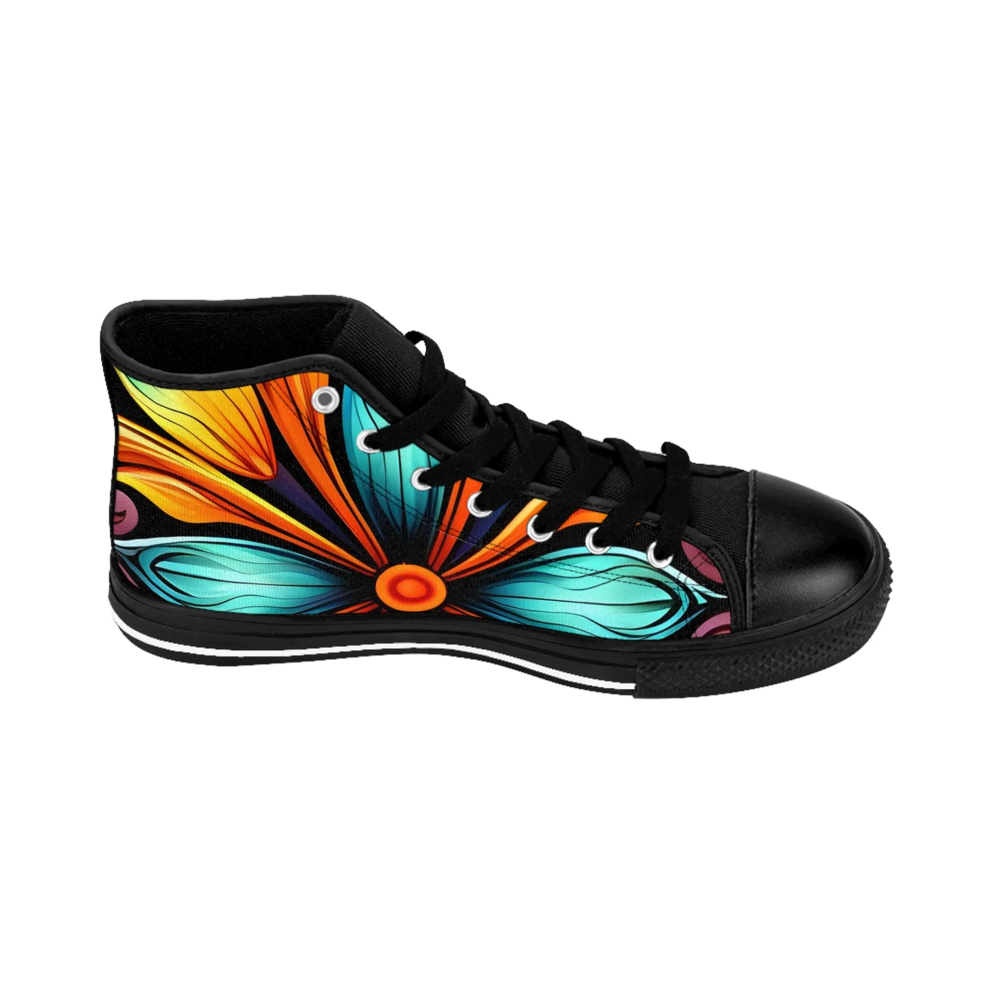 Women's Classic Sophisticated High Sneakers. GB-000014Cki