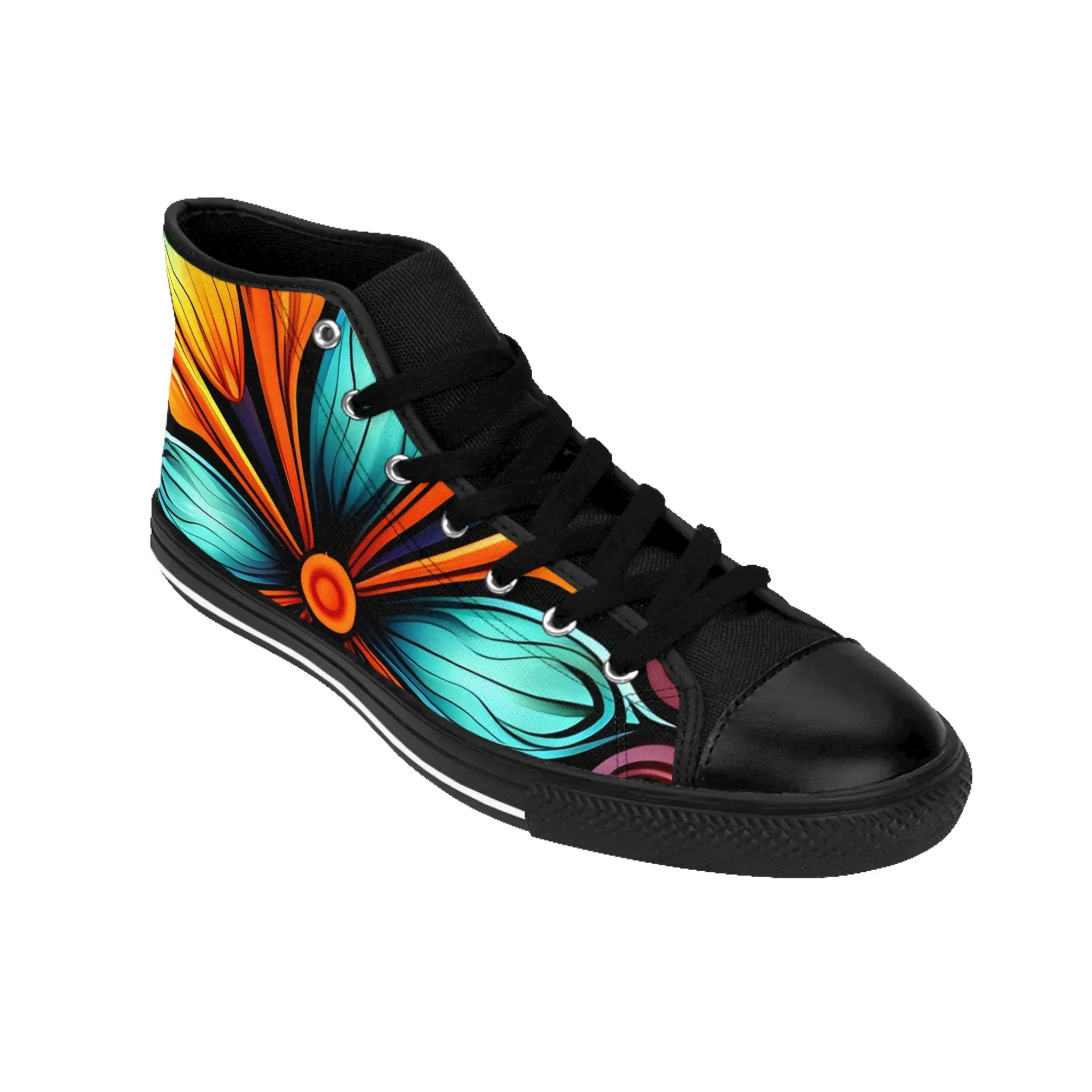 Women's Classic Sophisticated High Sneakers. GB-000014Cki