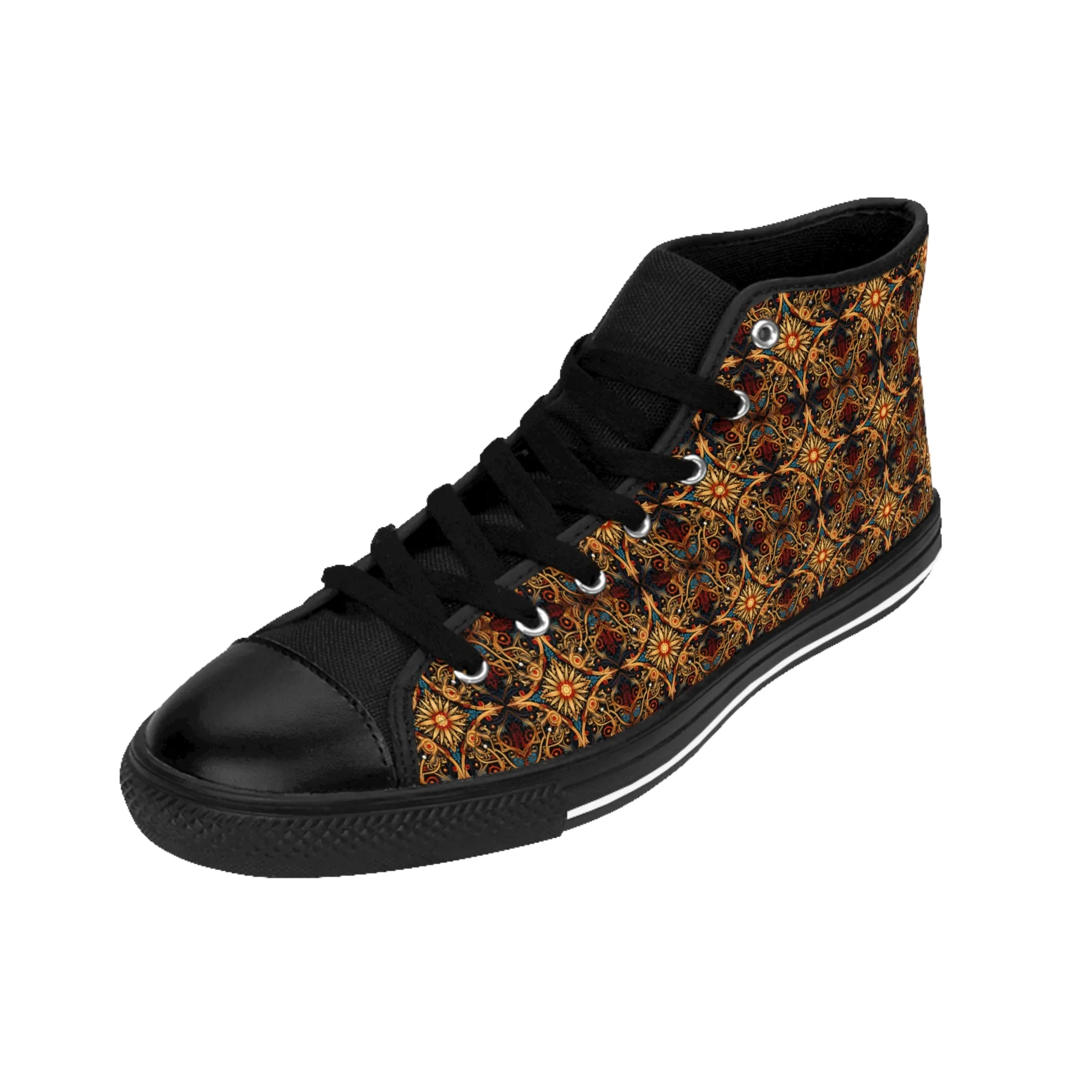 Women's Classic Vintage Style High Sneakers. GB-000021Clo