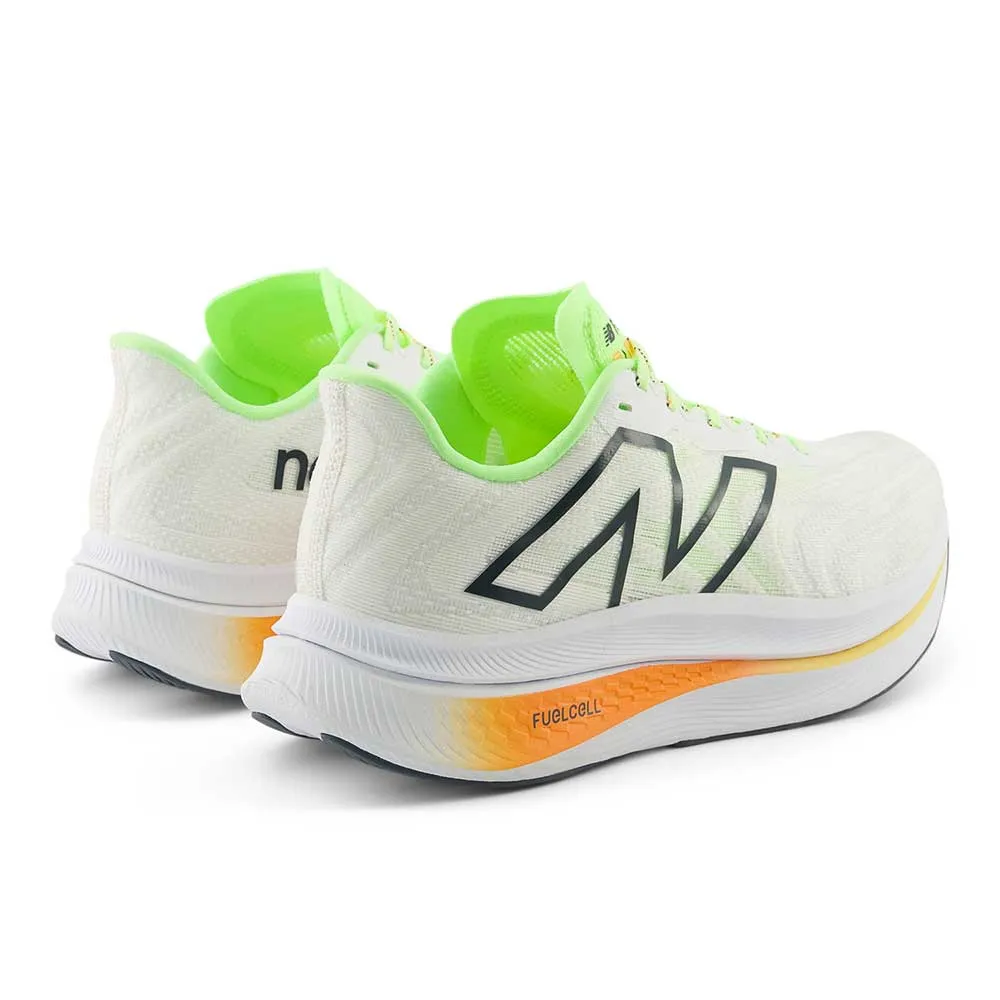Women's FuelCell SuperComp Trainer v2 Running Shoe - White/Bleached Lime Glo - Regular (B)