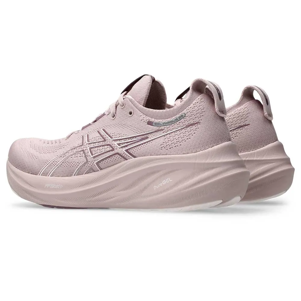 Women's Gel-Nimbus 26 Running Shoe - Watershed Rose/White - Wide (D)