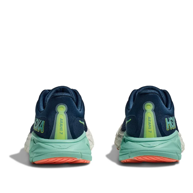 Women’s HOKA Arahi 7 – Midnight/Seafoam (MSF)