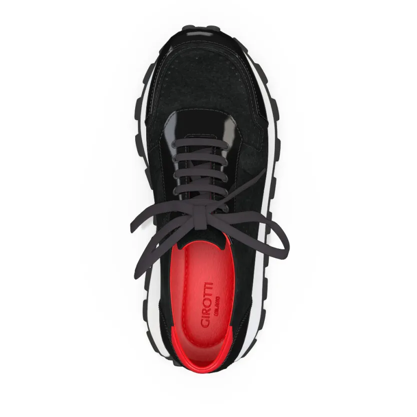 Women's Leather Running Sneakers 56530