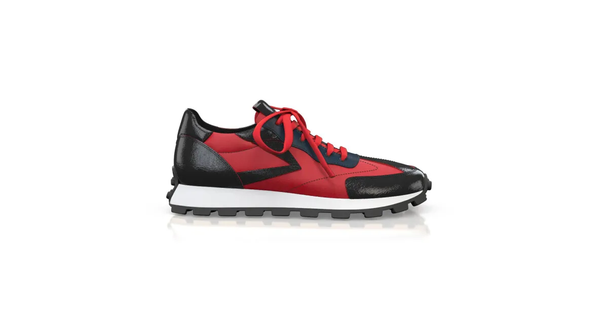 Women's Leather Running Sneakers 56930