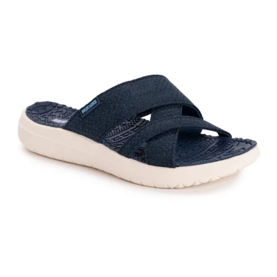 Women's MUK LUKS Sassy Cross-Over Slide Sandals
