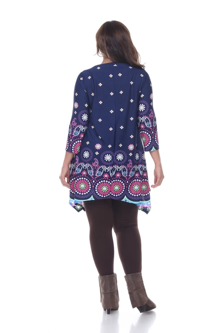 Women's Pin-tuck Pleats Tunic Top
