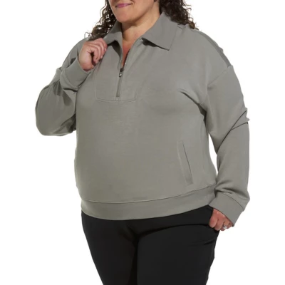 Women's RECREATION Plus Size Monarch 1/4 Zip Pullover