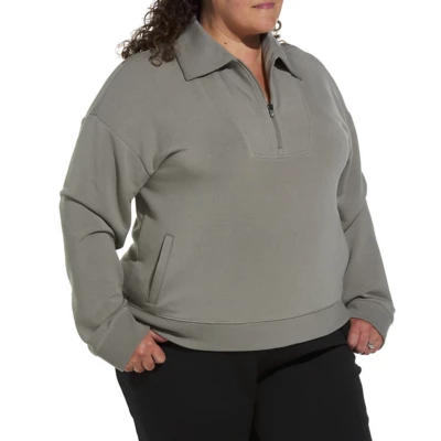 Women's RECREATION Plus Size Monarch 1/4 Zip Pullover