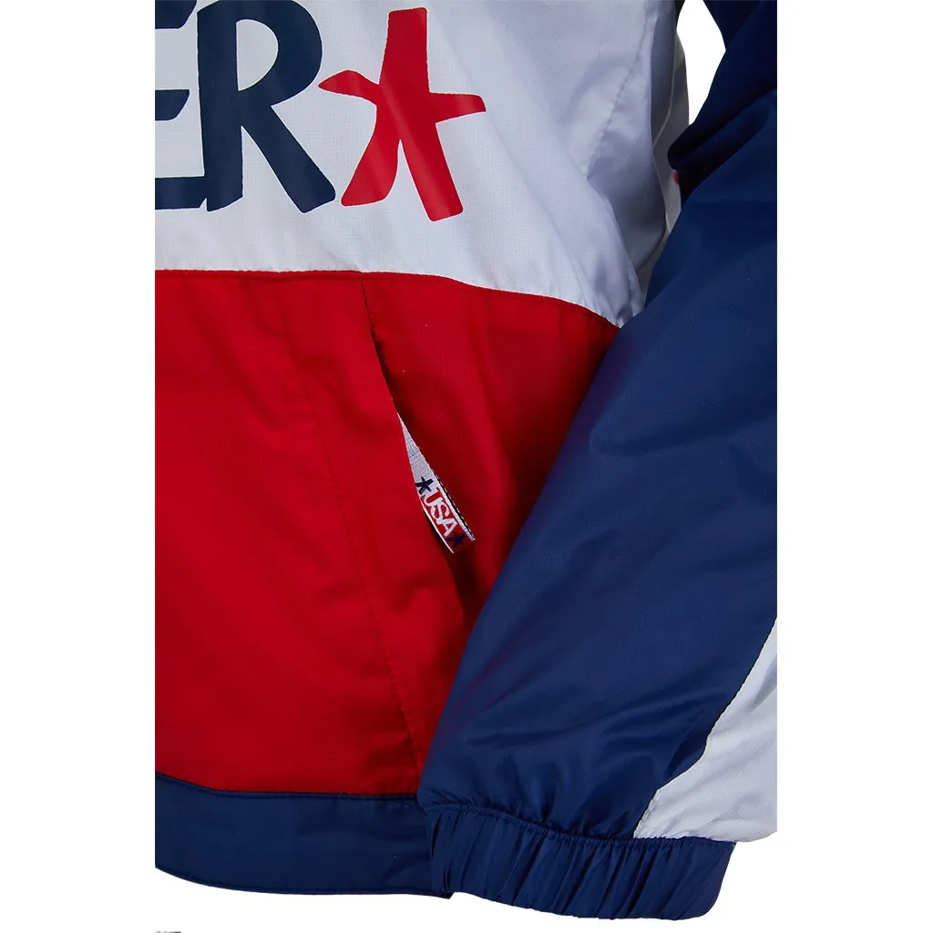 Womens USA Windbreaker - National