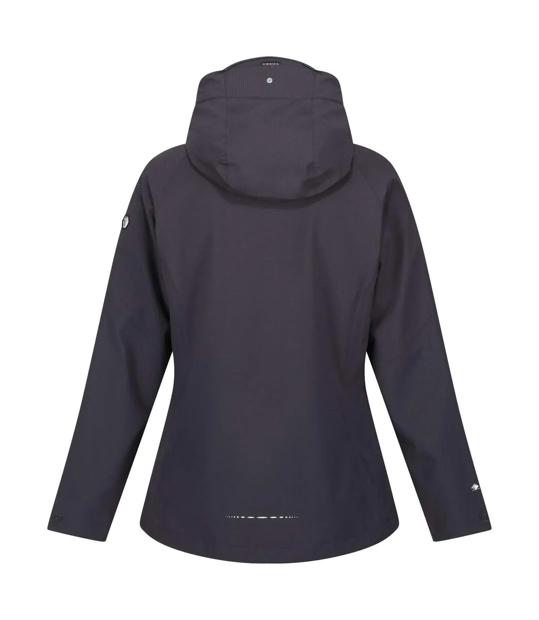 Womens/ladies raddick logo waterproof jacket seal grey Regatta