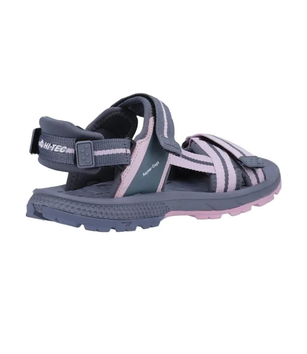 Womens/ladies sierra sandals flintstone/lilac/snow Hi-Tec