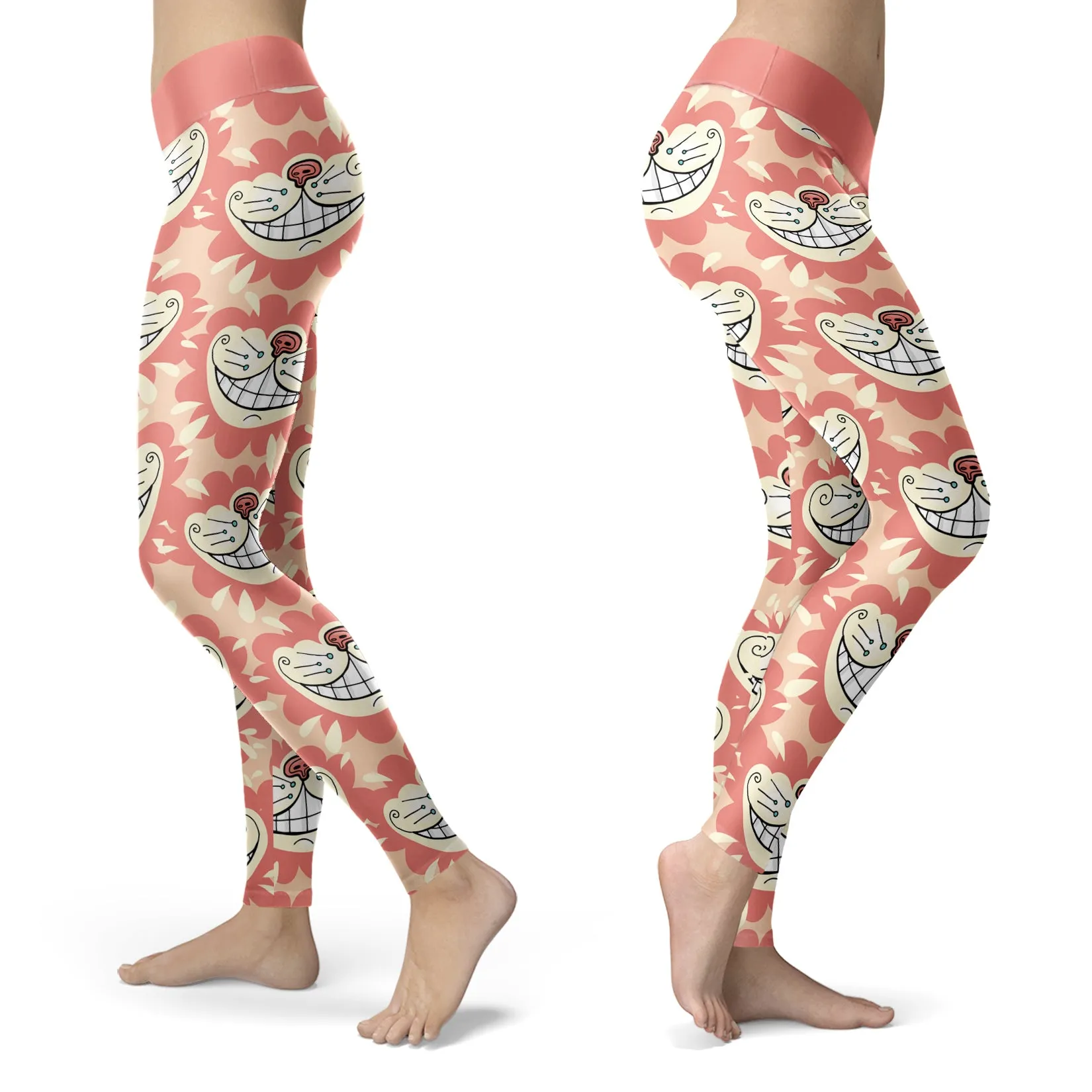 Wonderland Leggings Red Cat