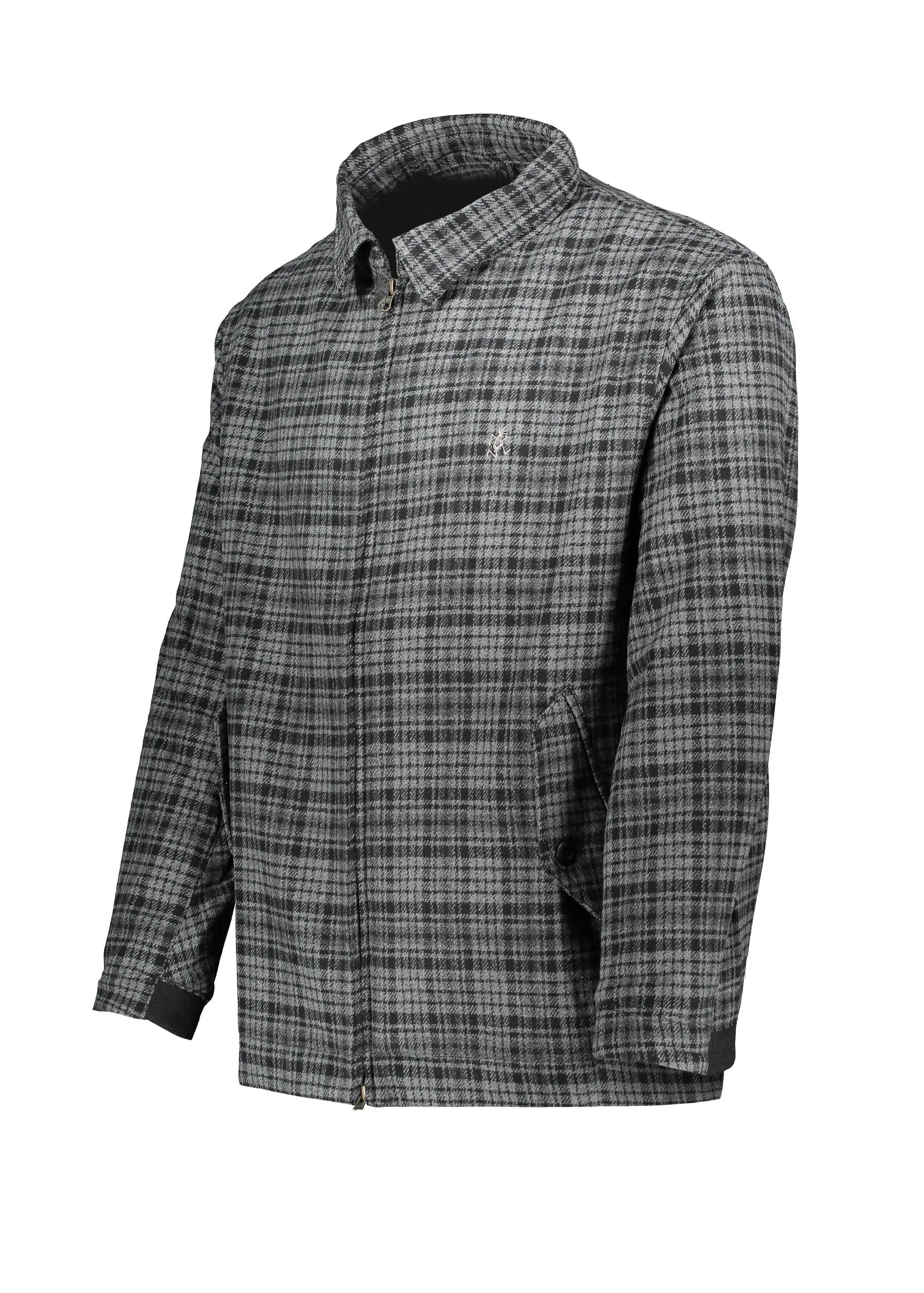 Wool Blend Jacket - Grey