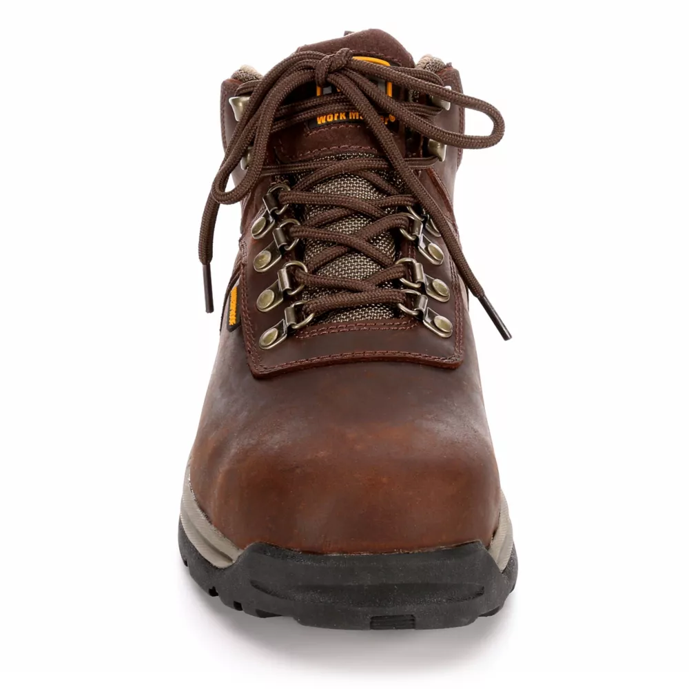 WORK MASTER  MENS COLORADO STEEL TOE WORK BOOT