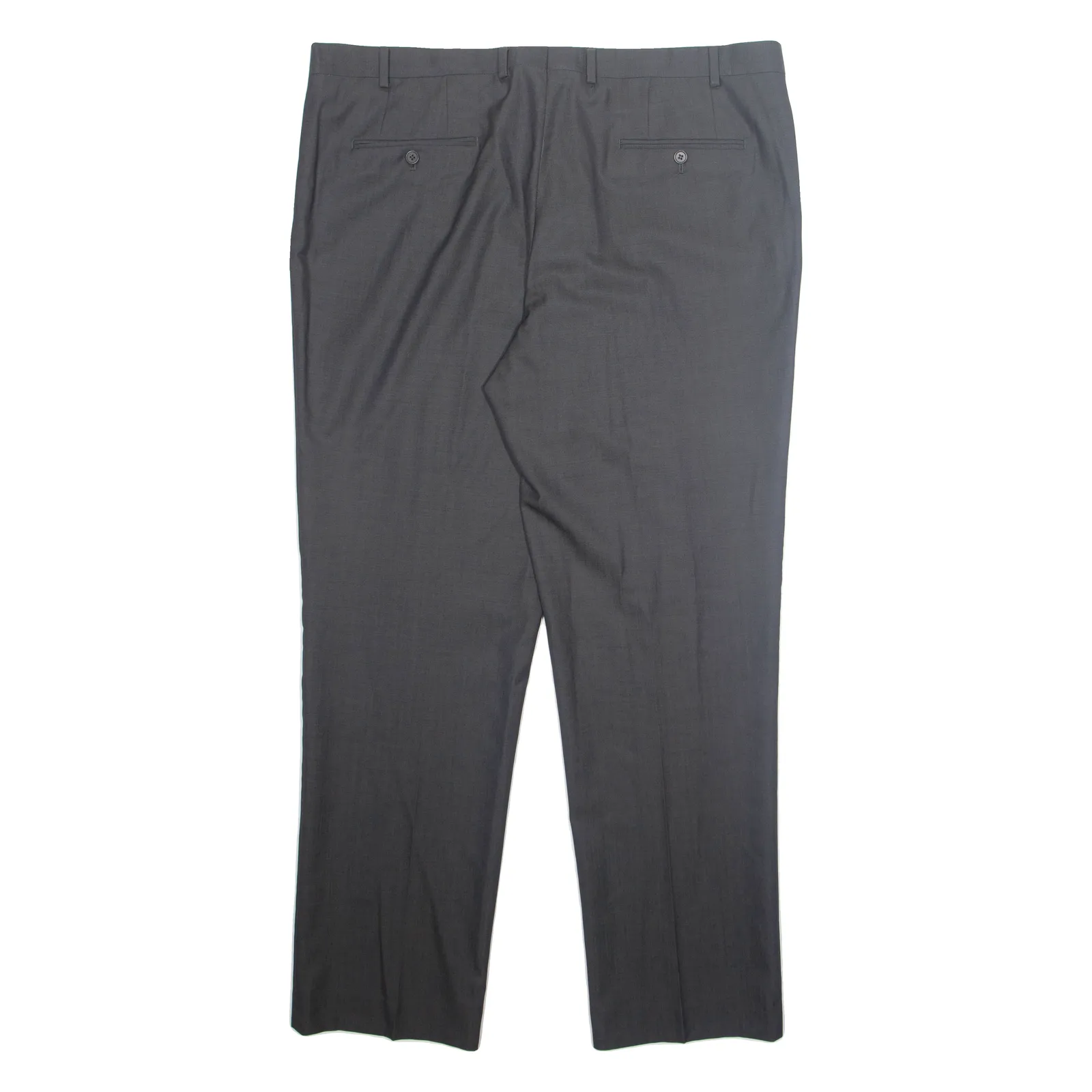 Workwear Mens Trousers Grey Regular Straight W42 L33