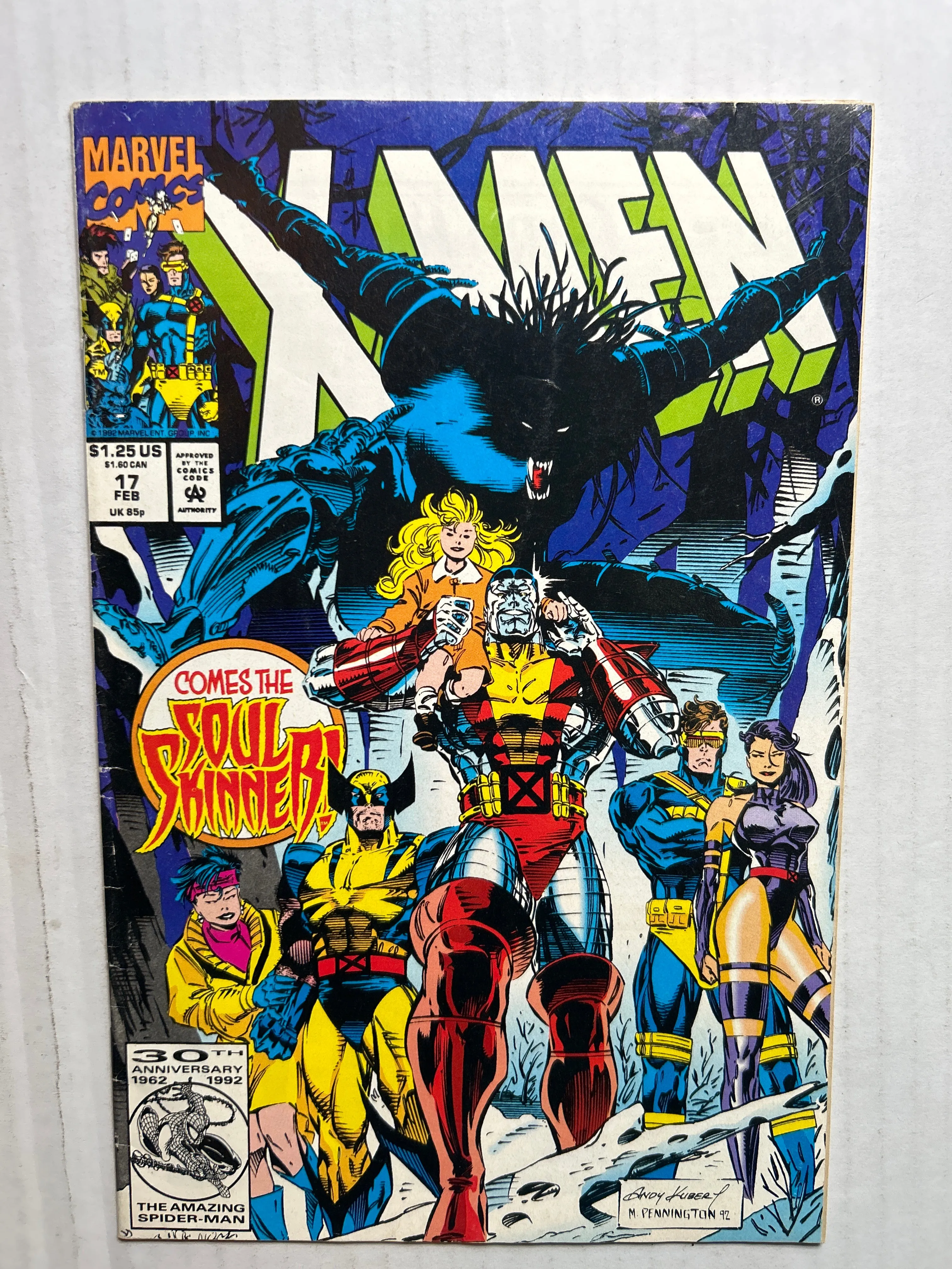X-Men by Marvel Comics Comes the Soul Skinner! No. 17 Comic Book