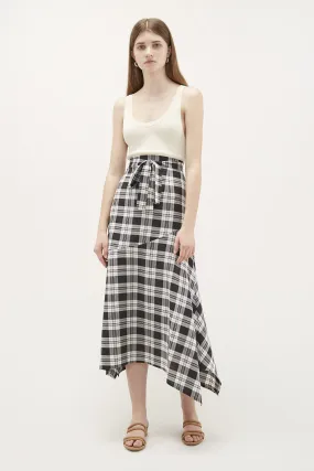 Xara Wave-Hem Skirt 