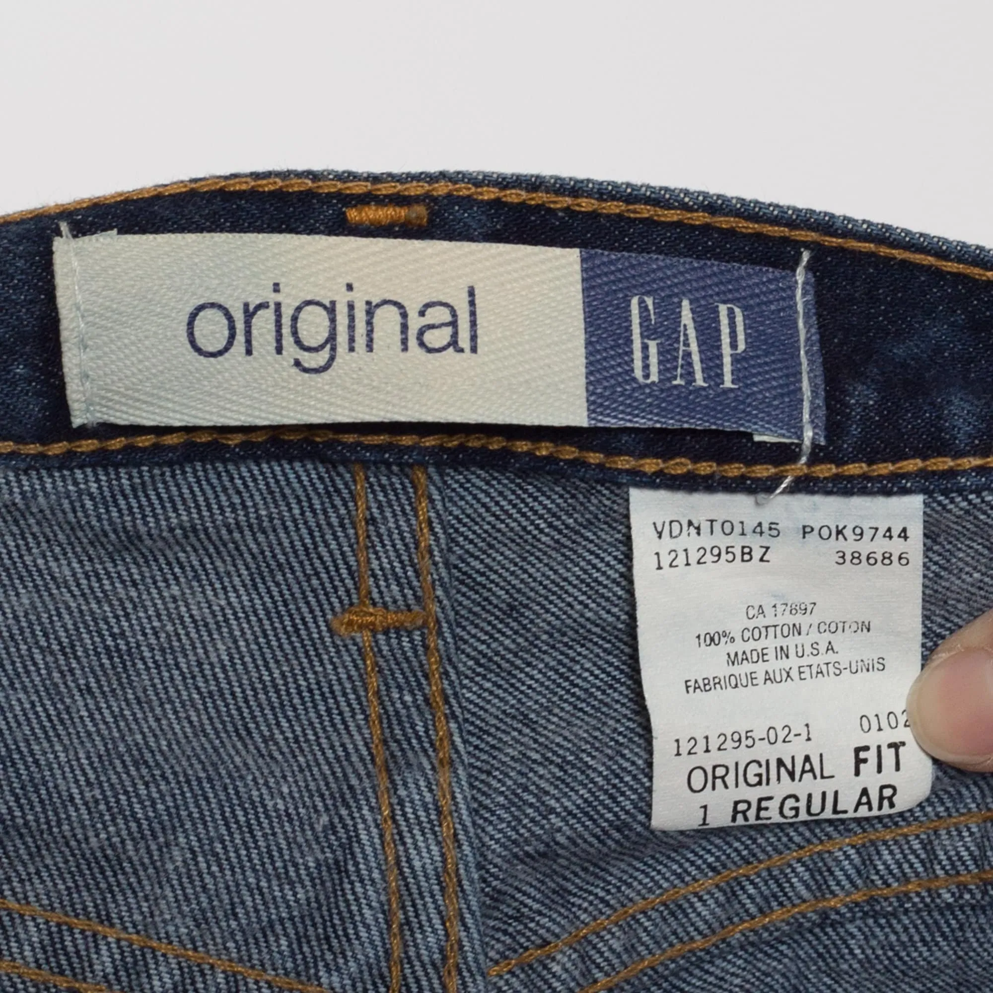 XS Y2K Gap Dark Wash Mid Rise Jeans