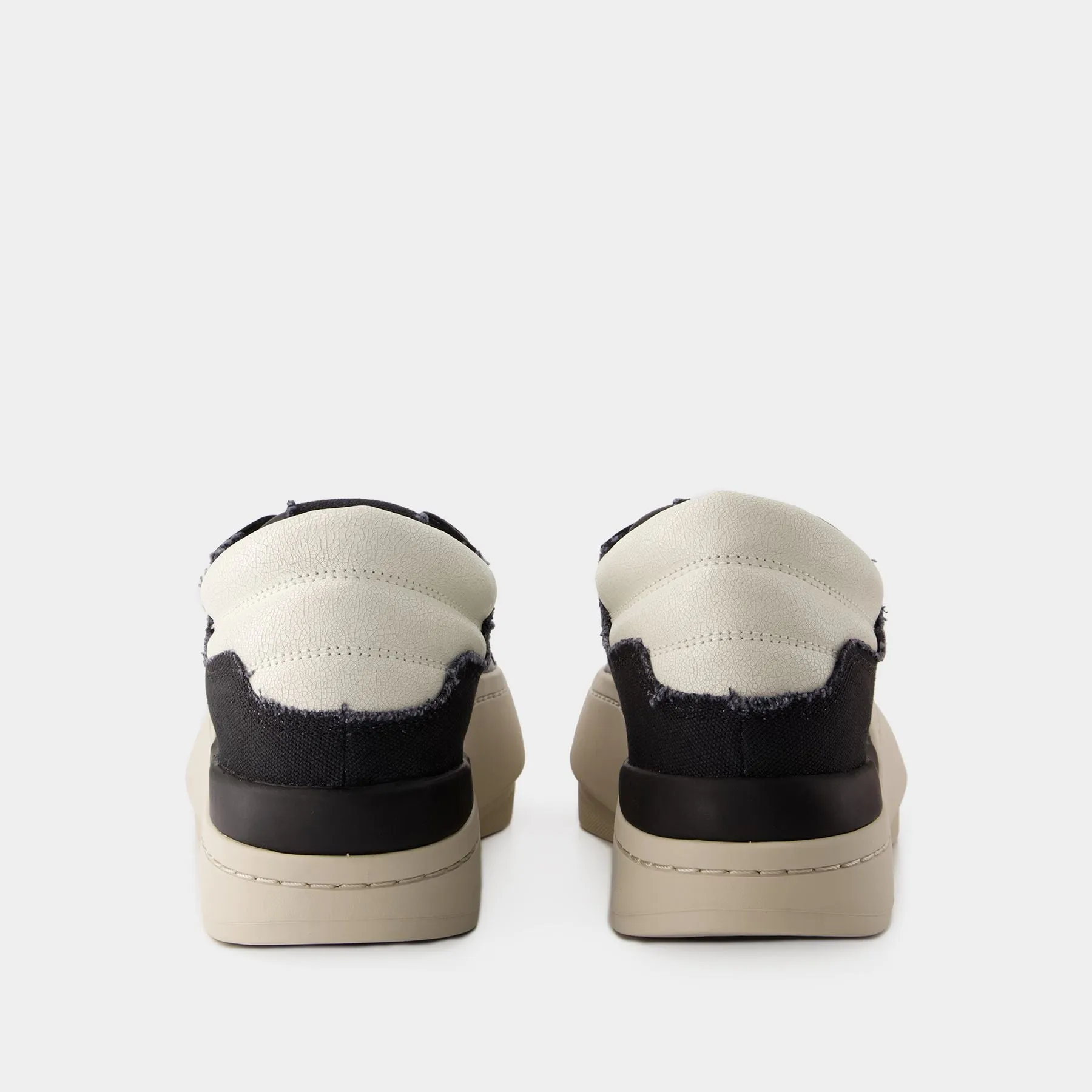 Y-3  Lux Bball Low Sneakers - Y-3 - Leather - Black/Brown/White