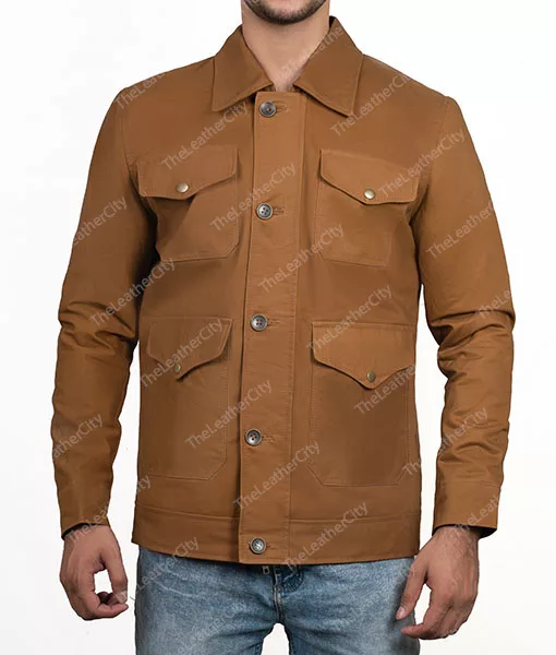 Yellowstone Season 4 John Dutton (Kevin Costner) Brown Cotton Jacket | TLC