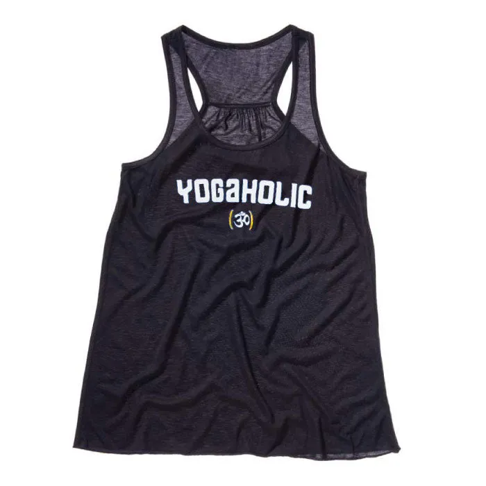 Yogaholic - Women's Flowy Racerback Tank