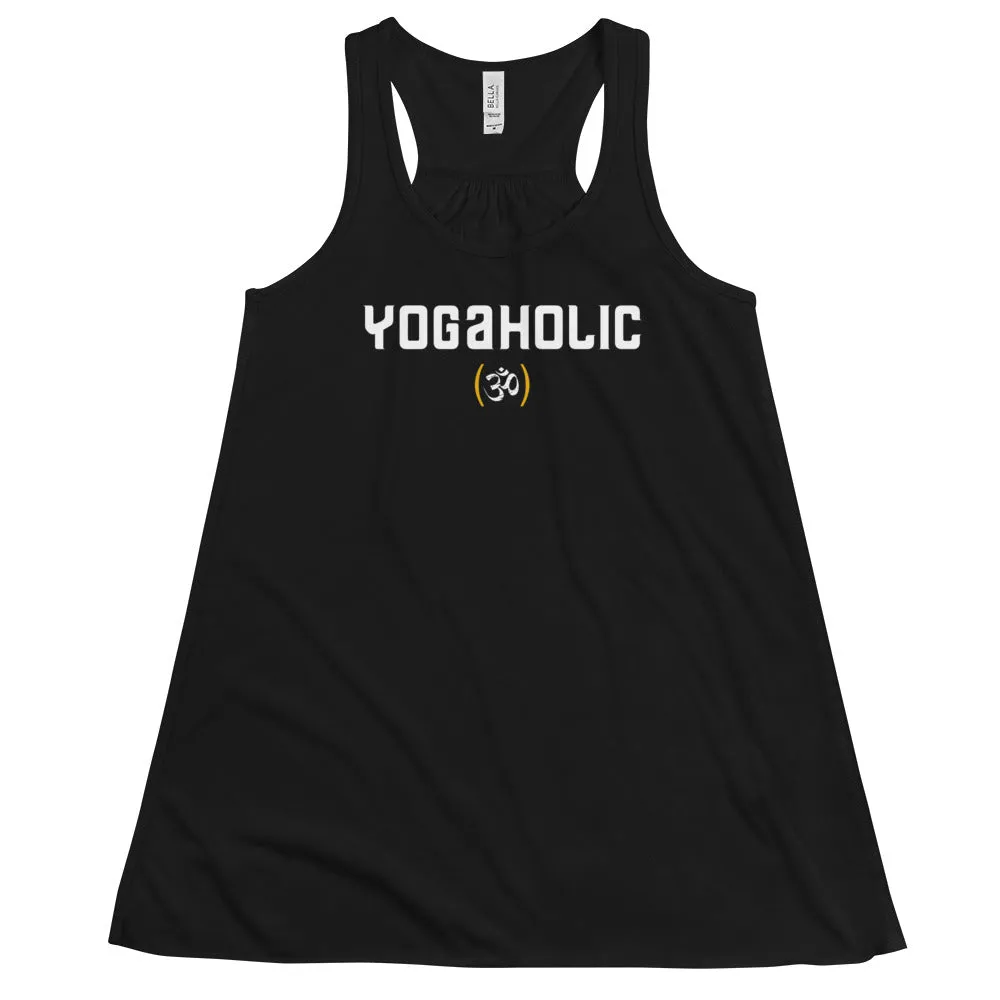 Yogaholic - Women's Flowy Racerback Tank
