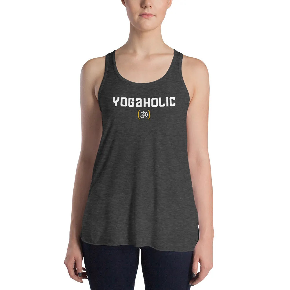 Yogaholic - Women's Flowy Racerback Tank