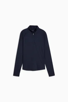 You-V Solid Women's Golf 1/4 Zip Pullover