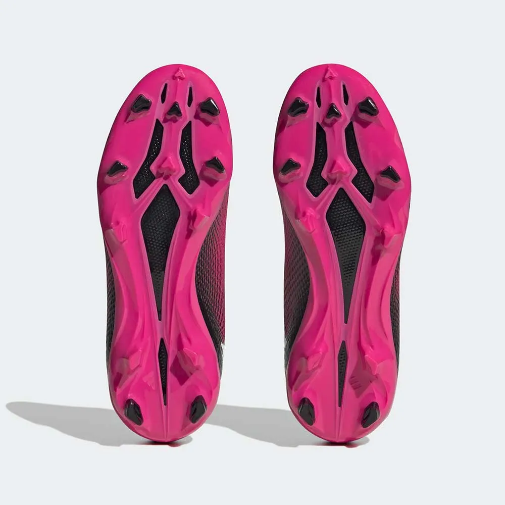 Youth JR X Speedportal .3 LL FG Soccer Shoe - Team Shock Pink/Zero Met - Regular (D)