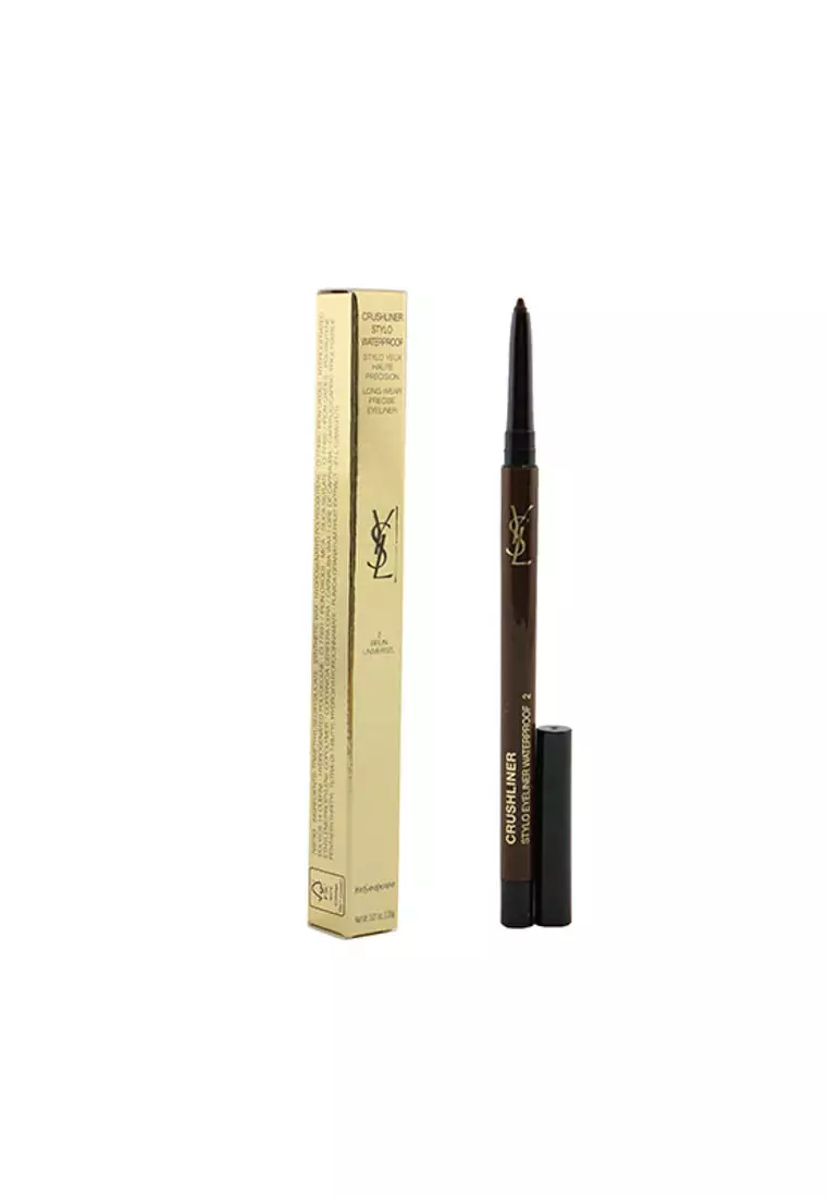 Yves Saint Laurent YVES SAINT LAURENT - Crushliner Stylo Waterproof Eyeliner - # 02 Brun Universel 0.35g/0.01oz