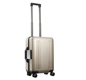 Zero Halliburton Zro 20 International Carry-On 4-Wheel Spinner Luggage In Gold